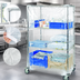Thumbnail image #3 for 10-Gauge Clear Vinyl Wire Cart Cover with Velcro Flap