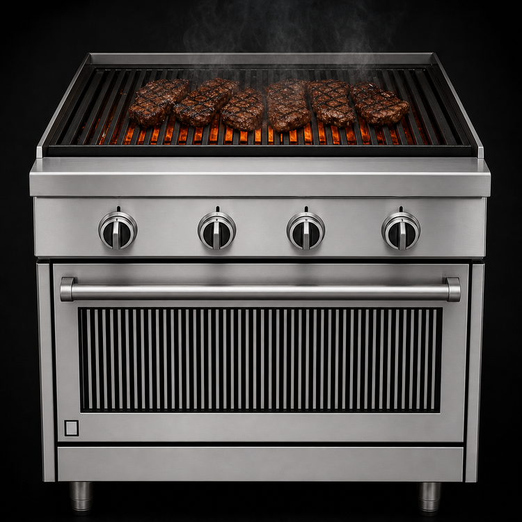 Product image #4 for Imperial Pro Series 36-Inch Gas Charbroiler Range Match with Convection Oven