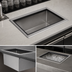 Thumbnail image #3 for Advance Tabco Special Value Series Drop-In Stainless Steel Ice Bin with Sliding Cover, 50 lb Capacity