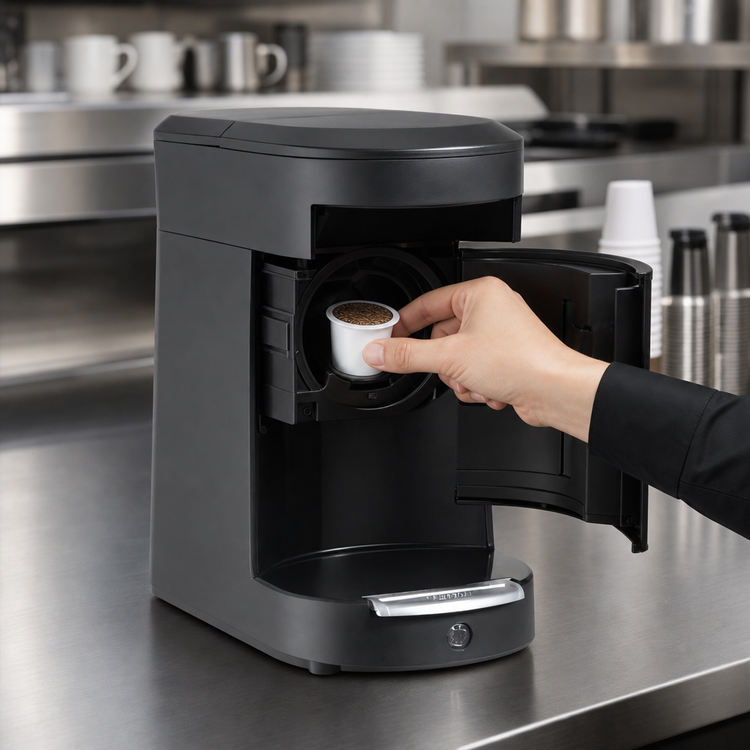Product image #3 for Hamilton Beach Commercial HDC200B Front-Loading Single-Cup Pod Coffee Maker