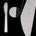 Thumbnail image #3 for Windsor #53 Medium Weight Wave Edge Dinner Knife, 42 Gram, 18/0 Stainless Steel, Vibro Finish