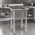 Thumbnail image #3 for Eagle Group 314 Series One-Compartment Stainless Steel Sink with Right Drainboard, 38-7/8-Inch Wide