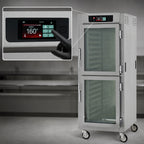 Thumbnail image #3 for Metro C5 C589-SDC-LPDS Full-Height Pass-Thru Controlled Temperature Holding Cabinet, Dutch Doors, 17-Pan, Touch-Screen, Stainless Steel