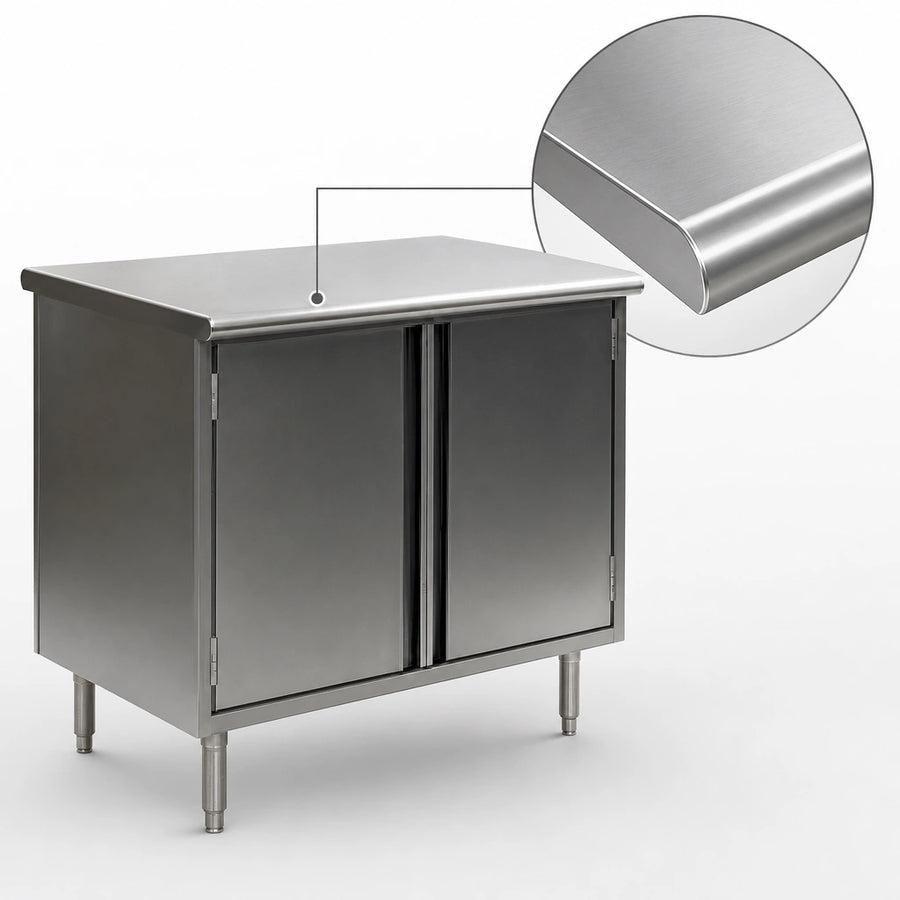 14-Gauge 304 Stainless Steel Top