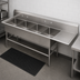 Thumbnail image #3 for John Boos Pro-Bowl 4-Compartment Sink with Right-Hand Drainboard, 14-Gauge Stainless Steel, 94-3/16