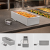 Thumbnail image #3 for Duke Slimline Electric Sealed-Well Hot Food Drop-In Unit, 1 Full-Size Pan