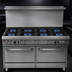 Thumbnail image #3 for Southbend Ultimate 60-Inch Gas Restaurant Range with 8 Burners and 2 Standard Ovens
