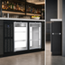 Thumbnail image #3 for Continental Refrigerator BB59SNGDPT Shallow Depth Pass-Thru Back Bar Cooler with Glass Doors