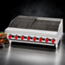 Thumbnail image #3 for American Range 72-Inch Gas Countertop Charbroiler with 12 Burners and Reversible Cast Iron Grates