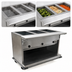 Thumbnail image #3 for Spec-Master PHT4OB-240 Portable Electric Hot Food Table with 4 Wells