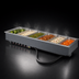 Thumbnail image #3 for Vollrath 6-Well Drop-In Electric Hot Food Well for 12 x 20 Pans, Thermostatic, Manifold Drain