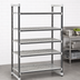 Thumbnail image #3 for Cambro Camshelving Elements XTRA 5-Tier Stationary Starter Shelving Unit, 24 x 72 x 72 Inches, Speckled Gray