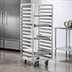 Thumbnail image #3 for Panco Open Frame End-Load Roll-In Refrigerator Rack, Universal Slides, 2-1/2-Inch Centers, 5-Inch Casters