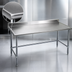 Thumbnail image #3 for Eagle Spec-Master Marine Series 60-Inch x 24-Inch Stainless Steel Work Table with 4-1/2-Inch Backsplash