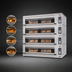 Thumbnail image #3 for Artisan Side-Load 4-Deck Electric Stone Hearth Deck Oven