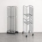 Thumbnail image #4 for Channel Manufacturing 406AN Nesting Aluminum Bun Pan Rack, End Load, 18 Full-Size Pan Capacity, 20.5 x 26 x 64 Inches