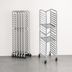 Thumbnail image #4 for Channel Standard Heavy-Duty Nesting Aluminum Bun Pan Rack, End Load, 18 Full-Size Pan Capacity, 20.5 x 26 x 64 Inches