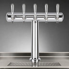 Thumbnail image #3 for Micro Matic USA Havana HAVANA5-C Countertop Glycol-Cooled 5-Faucet Single-Column Draft Beer Tower, Chrome