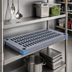 Thumbnail image #3 for Quantum Millenia 72 Inch x 18 Inch Gray Vented Polymer Shelf, 1000 lb. Capacity