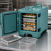 Thumbnail image #4 for Cambro 1318CC401 Insulated Stackable Combo Carrier for Half-Size Sheet Pans and Food Pans