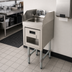 Thumbnail image #3 for Advance Tabco Special Value Freestanding Underbar Hand Sink with 4-Inch Side Splashes, Faucet, Soap Dispenser and Towel Dispenser, 12 Inch