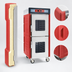 Thumbnail image #3 for Metro C5 4 Series Full Height Insulated Mobile Heated Holding Cabinet with Clear Dutch Doors and Lip Load Slides