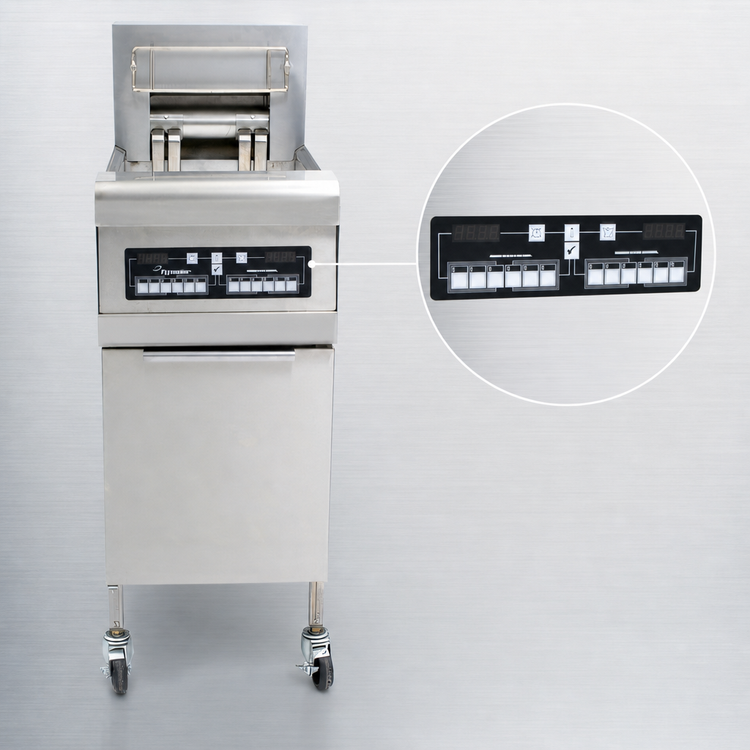 Product image #3 for Frymaster RE14TC Ultra High Efficiency 50 lb Electric Floor Fryer with CM3.5 Controller