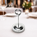 Thumbnail image #3 for 4-Inch Stainless Steel Reservation Card Holder with Weighted Base