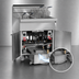 Thumbnail image #2 for Imperial Gas Floor Fryer with Built-In Space Saver Filter System, 75 lb. Capacity