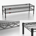 Thumbnail image #3 for Eagle QuadTruss 2-Tier Front Case Merchandise Wire Shelving Unit, 30 x 14 x 14 Inches, Pewter Gray