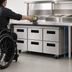 Thumbnail image #3 for Hoshizaki Steelheart 72-Inch Low-Profile Three-Section Undercounter Refrigerator with Six Drawers
