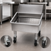 Thumbnail image #3 for Eagle Group Mobile Stainless Steel Soak Sink with 24