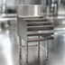 Thumbnail image #3 for Eagle Group Spec-Bar 36-Inch Wide x 24-Inch Deep Freestanding Stainless Steel Liquor Bottle Display Unit, 4-Step, No Speed Rail