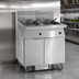 Thumbnail image #3 for Imperial IFSSP650ET Electric Floor Fryer, 6-Battery, 50 lb. Per Tank, Built-In Space Saver Filter System