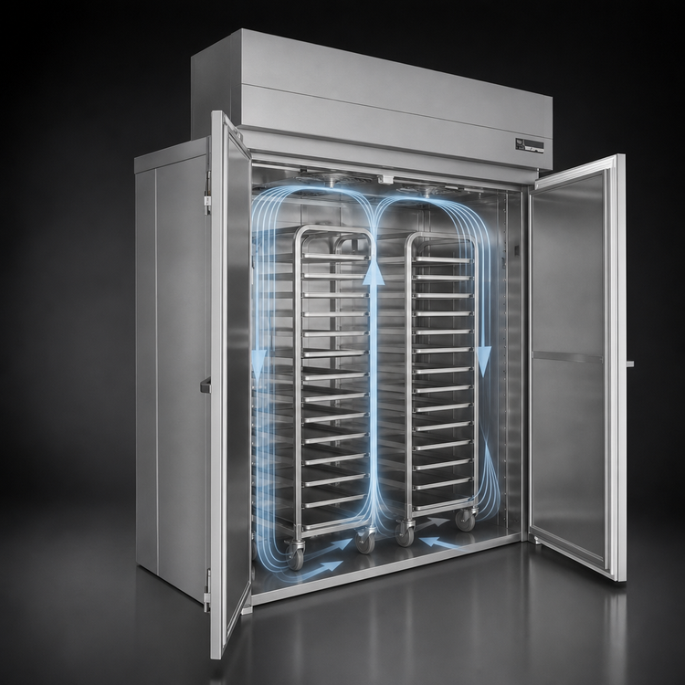 Product image #3 for Baxter PW2E 40.5-Inch Deep Double Wide Roll-In Proofer Cabinet, Electric, Stainless Steel, Without Floor