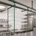 Thumbnail image #3 for Quantum 21-Inch Overhead Track Shelving Intermediate Kit, Green Epoxy Antimicrobial Finish