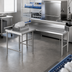 Thumbnail image #3 for Eagle Group Island Design Clean Dishtable, 96-Inch, Left-Hand, 16/430 Stainless Steel