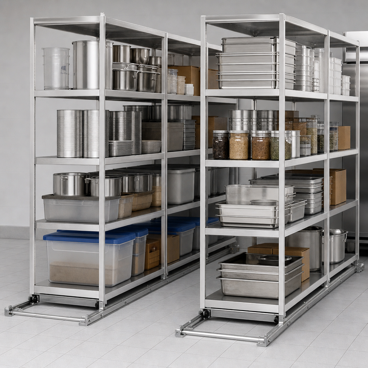 Product image #3 for Eagle Group Floor-Trak Double-Deep 25 Ft. Floor Track Kit