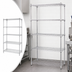 Thumbnail image #3 for Quantum 30-Inch x 21-Inch x 74-Inch 5-Shelf Wire Shelving Starter Kit, 304 Stainless Steel