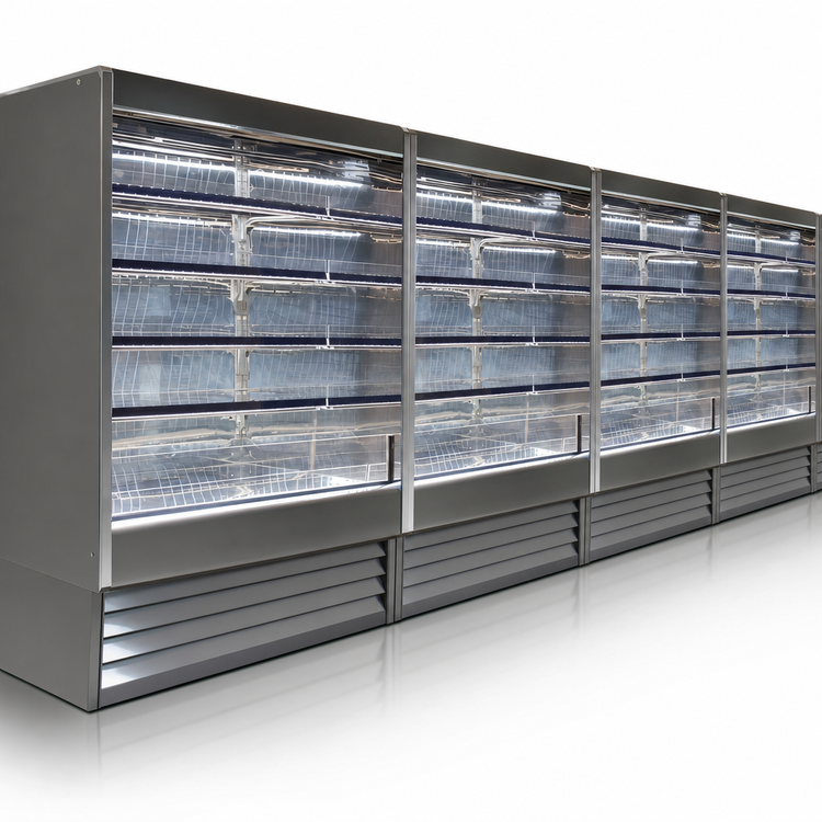 Product image #3 for Howard-McCray 35E Series Dairy Open Merchandiser, 51-Inch, Self-Contained, LED, Stainless Steel