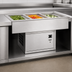 Thumbnail image #3 for Atlas Metal WCM-4 Self-Contained Refrigerated 4-Pan Full-Size Cold Food Drop-In Well