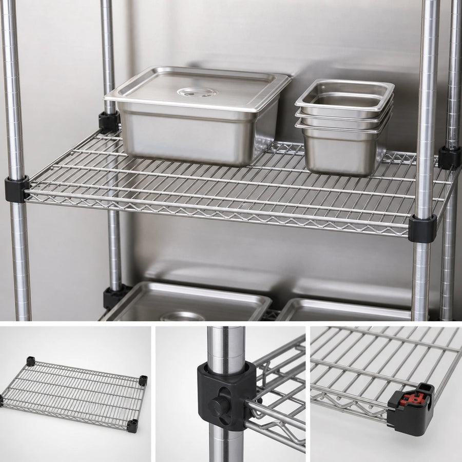 Quad-Adjust Reverse Mat Shelf