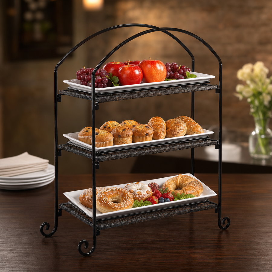 Three-Tier Display