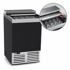 Thumbnail image #3 for Krowne MC24B Underbar Slide-Top Glass Froster, 24 Inch, Self-Contained Refrigeration, 12° to 17°F, Stainless Interior
