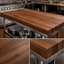 Thumbnail image #3 for Boos Block American Black Walnut Edge Grain Kitchen Countertop with Varnique Finish, 36 x 30 x 3 Inches
