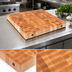 Thumbnail image #3 for John Boos Boos Block End Grain Northern Hard Rock Maple Island Countertop, 36 x 36 x 3 Inch
