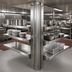 Thumbnail image #3 for Eagle Group Back-To-Back Upright Assembly for Cantilevered Shelving, 48 Inch, Aluminum, Floor-to-Ceiling Mount