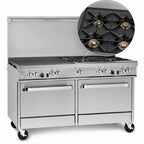 Thumbnail image #3 for Southbend (Middleby) Ultimate 4601DC-4T 60-Inch Gas Restaurant Range with 2 Open Burners, 48-Inch Thermostatic Griddle, Oven and Cabinet Base