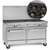 Thumbnail image #3 for Southbend Ultimate 60-Inch Gas Restaurant Range with 2 Open Burners, 48-Inch Griddle, Standard Oven, and Cabinet Base