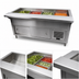 Thumbnail image #3 for Advance Tabco Self-Contained Stainless Steel 4-Pan Refrigerated Cold Pan Table with Enclosed Base and Sliding Doors